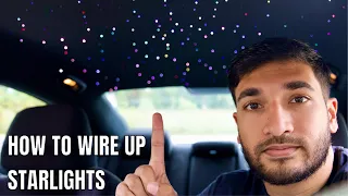 How To Wire & Install Starlight Headliner on a Dodge Charger (Rolls Royce starlight Mod) (DIY)