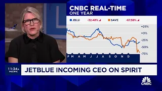 JetBlue's incoming CEO Joanna Geraghty on company guidance, merger appeal and growth