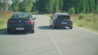 Citroen C4 VTS & Peugeot 407 Coupe. Ярые противники банальности.