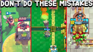 10 BIGGEST MISTAKES & HOW TO AVOID THEM in CLASH ROYALE!