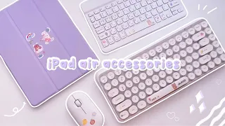 iPad air accessories 📦unboxing✨🐻🐰: aesthetic, soft, cozy💜