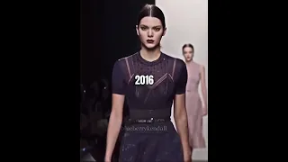 Kendall Jenner's runway evolution #kendalljenner #runway #evolution #shortsvideo