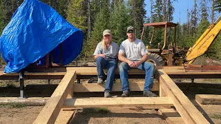 Off-Grid Log Cabin Build - Here We Go