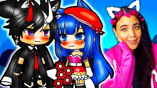 💙 Her Long Blue Hair 💙 Gacha Life Mini Movie Love Story Reaction