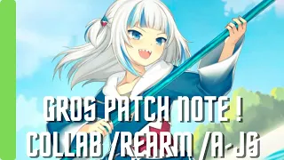 GROS PATCH NOTE !COLLAB /REARM /A-JS