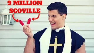 Bodybuilder VS The World's HOTTEST Lollipop Challenge *9 MILLION SCOVILLE* | Crazy Toe of Satan Fail