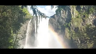 We saw a Rainbow 🌈 at Snoqualmie Falls Park Washington State(Melted Snow)