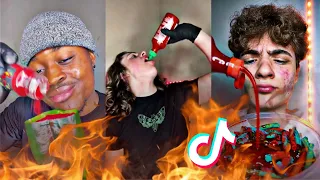 Extreme Hot Spicy Food Tiktok Compilation #16 🔥🥵