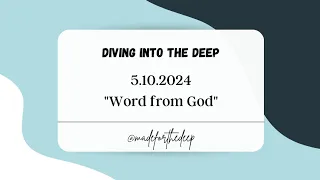 5.10.2024 "Word from God"