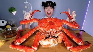 4KG ALASKAN KING CRAB MUKBANG