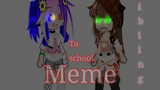 Bring your siblings to school[Meme]{Ft.Afton kids}(Marinette afton)