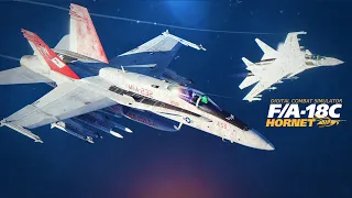 F/A-18C Hornet Vs Chinese J-16 Flanker Dogfight | Digital Combat Simulator | DCS |