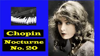Chopin - Nocturne No.20 in C# Minor - Maria João Pires, piano