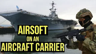 Airsoft on an Aircraft Carrier | Milsim Maritime Operation High Tide (HK 416C with Acetech Tracer)