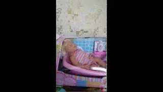 Кукла Warm Baby c ванной