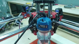 MPCNC Чпу фрезер на 3d принтере diy. Первая работа.