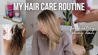 My hair care routine for HEALTHY HAIR | perfect for fine, thin hair ✨🎀