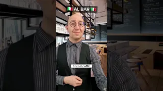 🔴AL BAR (dialogo 🇮🇹) #learnitalian #aprenderitaliano #imparareitaliano #funandeasyitalian