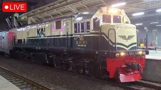 🔴 LOKOMOTIF CC 201 VINTAGE KE JAKARTA LAGI !! Nonton Kereta Api KRL dan Lokomotif Sore di JAKARTA~