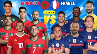 Morocco VS France 2023 🔥Benzema, Ziyech, Mbappe, Hakimi, Dembele, Amrabat 🔥| World Cup