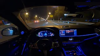 2022 BMW X6 sounds amazing!! POV relaxing night drive