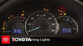2014 Camry How-To: Dashboard Warning Lights | Toyota