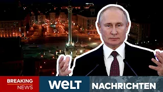 KRIEG IN DER UKRAINE: Putins Truppen rücken auf die Hauptstadt Kiew vor I WELT Livestream