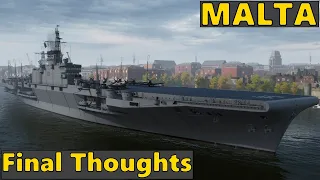 Malta - Review - T10 British Aircraft Carrier | World of Warships