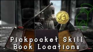 All PICKPOCKET Skill Books! | Skyrim Skill Books