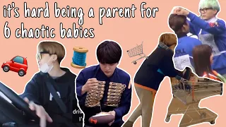 Yoongi being a single parent for bangtan | is this what we call a wifey material?