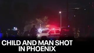 Child and man shot in Phoenix