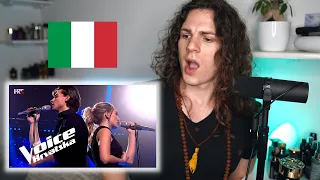Mister World Italy Reacts to - Albina vs. Filip - “Lovely” (The Voice Croatia)