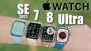 Apple Watch 8 vs. Series 7 / Ultra / SE - Welche lohnt sich mehr? KAUFBERATUNG 2022