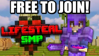Public Minecraft Lifesteal SMP (free to join!)