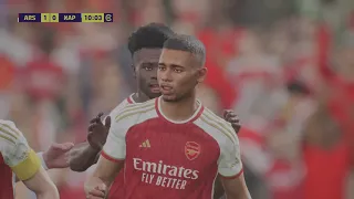 eFootball 2024 Trial Match Gameplay - Arsenal vs. SSC Napoli on PS5