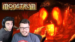 WE'RE STUCK IN A SHIP WITH MONSTERS!!! - Monstrum Livestream #1 (feat. TheGameSalmon)