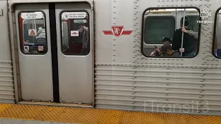 TTC T1 Trains at St George station (unedited) (old video clips from 2022)