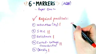 2024 AQA GCSE Physics paper 1 - my six-marker predictions