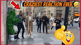 Rate their screaming from 1 to 10 Bushman prank reaction #funny#prank#fun#comedy#trending