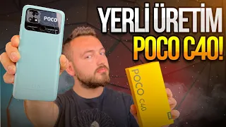 Türkiye'de üretilen POCO C40 kutusundan çıkıyor!