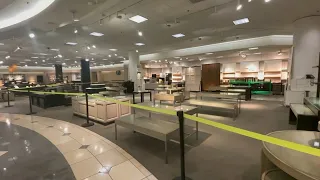 Inside the empty Nordstrom in downtown San Francisco, closing after more than 3 decades