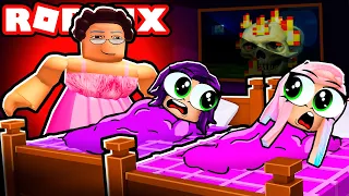 We slept over at Nanny's house! | Roblox: The Sleepover Story