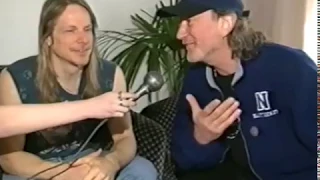 Lisa Oliferova - Interview with Deep Purple for Russian TV show for teens "Tower" 1998