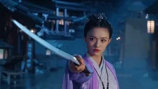 Kung Fu Movie! The girl attacked by black-clad assassins is unexpectedly a top-notch swordswoman!