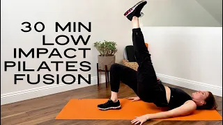 FULL BODY PILATES FUSION (NO SQUATS, NO LUNGES) -30 MIN- LOW IMPACT/ NO EQUIPMENT - W/ KIT RICH