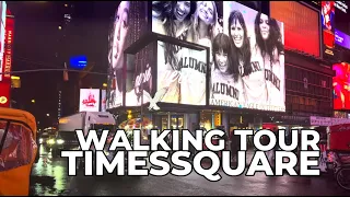 Walking Tour New York Times Square Manhattan 2024 4K HDR - Fifth Avenue & MACY'S