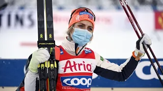 Ruka|2020|WORLD CUP| individual final langrenn längdåkning Therese Johaug  Frida Karlsson