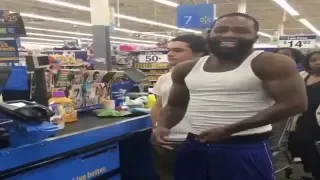When You So Rich You Don't Need No Change! Adrien Broner At Walmart