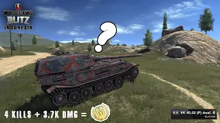 VK 45.02 (P) Ausf. B | 3.7k DMG | 4 KILLS | M | WoT Blitz