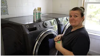 Well, here goes nothing...! PAINTING MY WASHER & DRYER